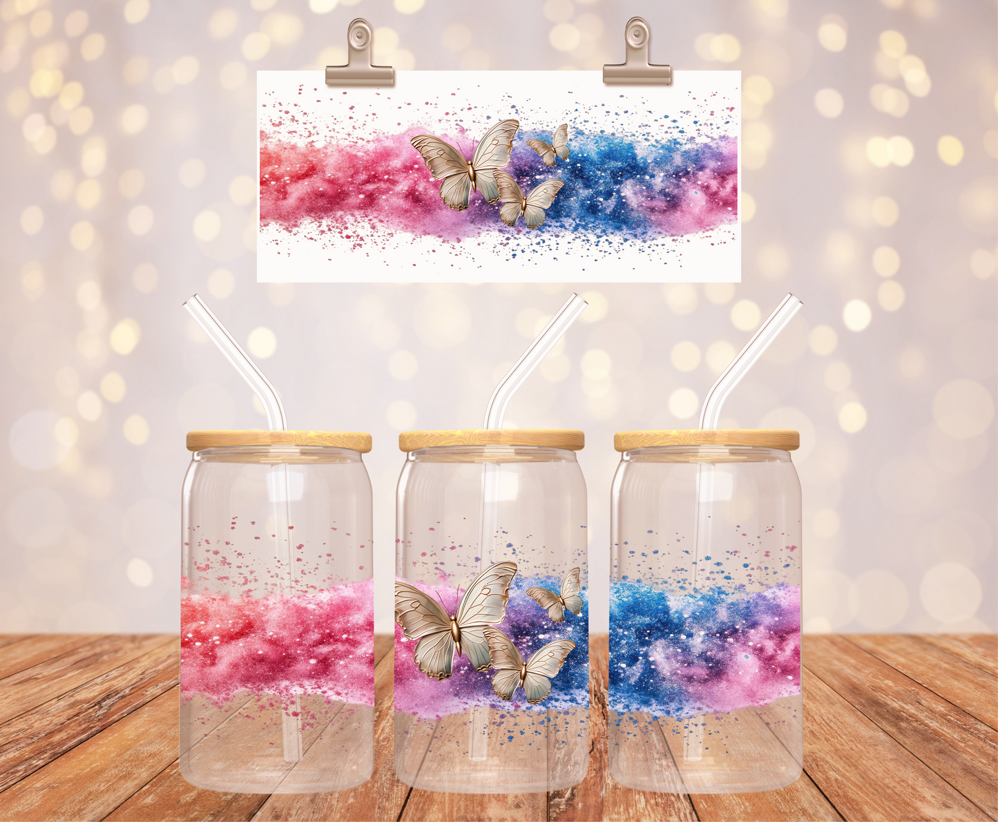 3# Butterflies Sticker