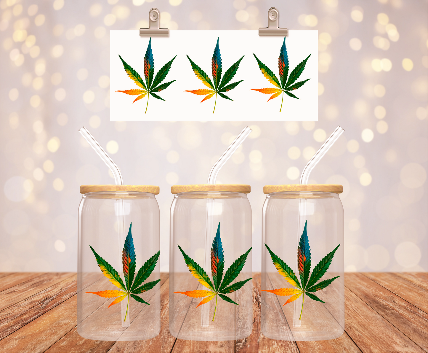 Three Buds Sticker