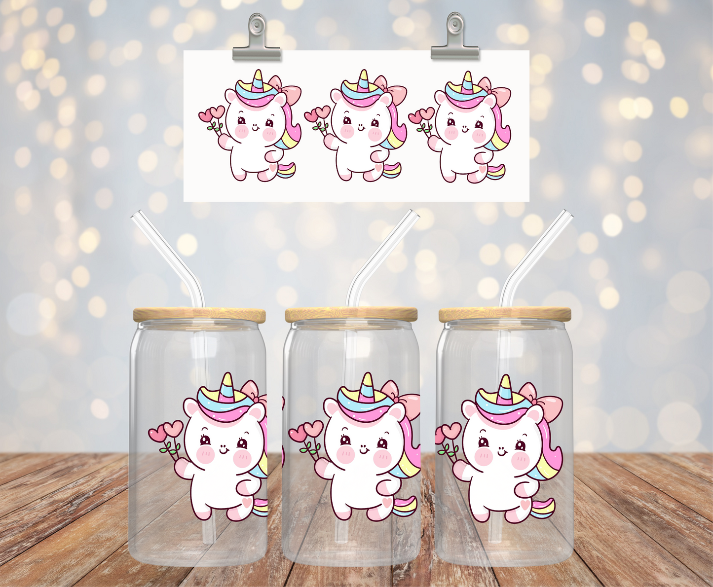 Three Little Unicorns Sticker