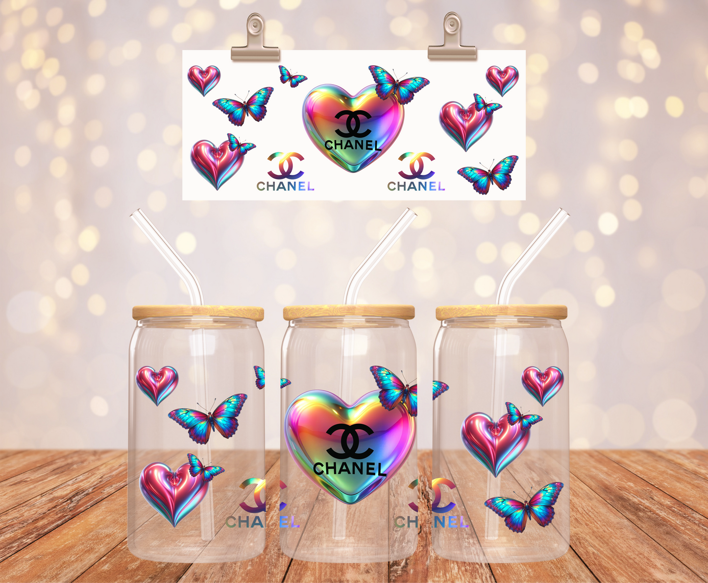 Chanel Heart Sticker