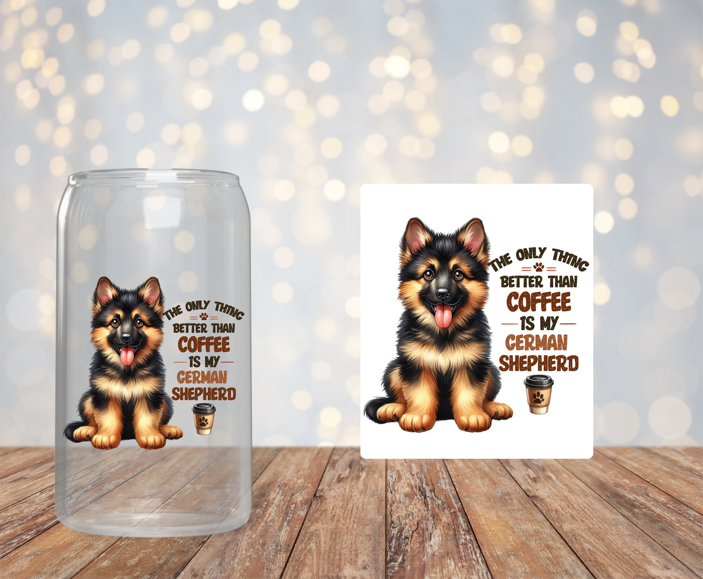 Shepherd doggy Sticker