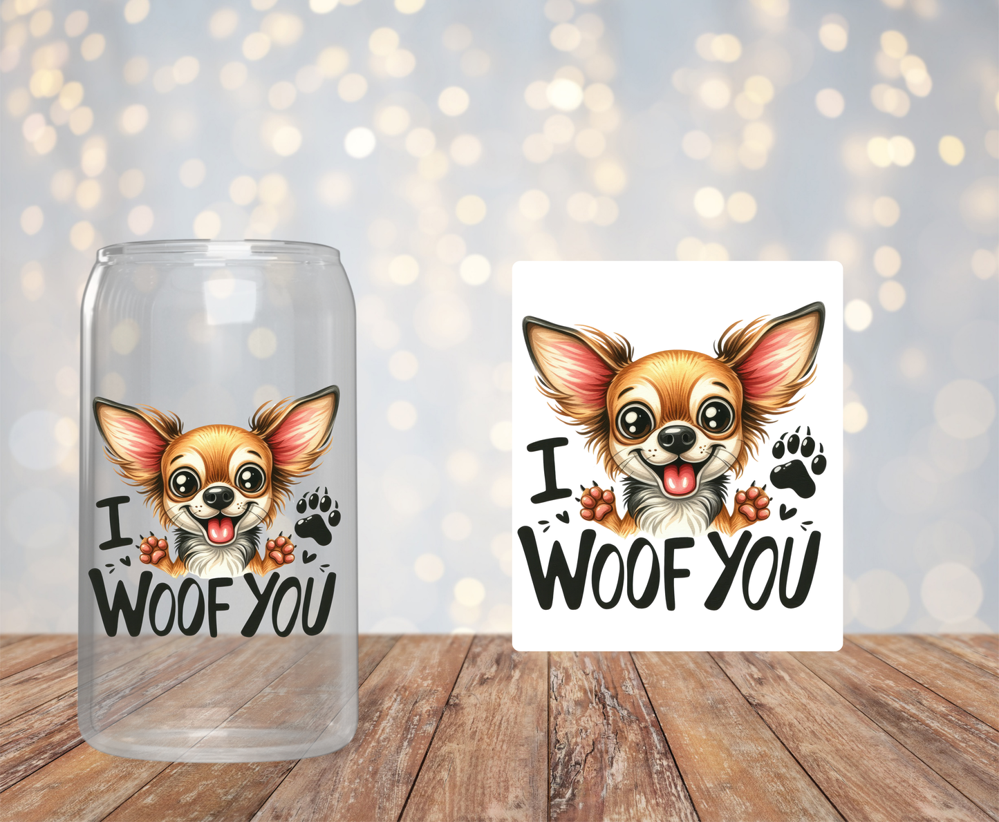 I Woof You Sticker