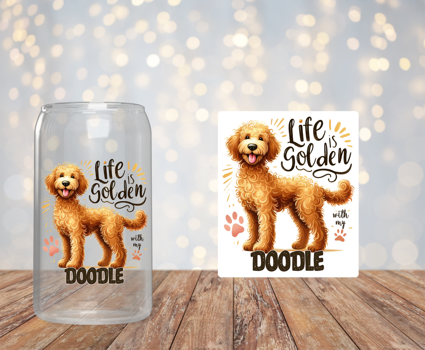 Golden Doodle Sticker