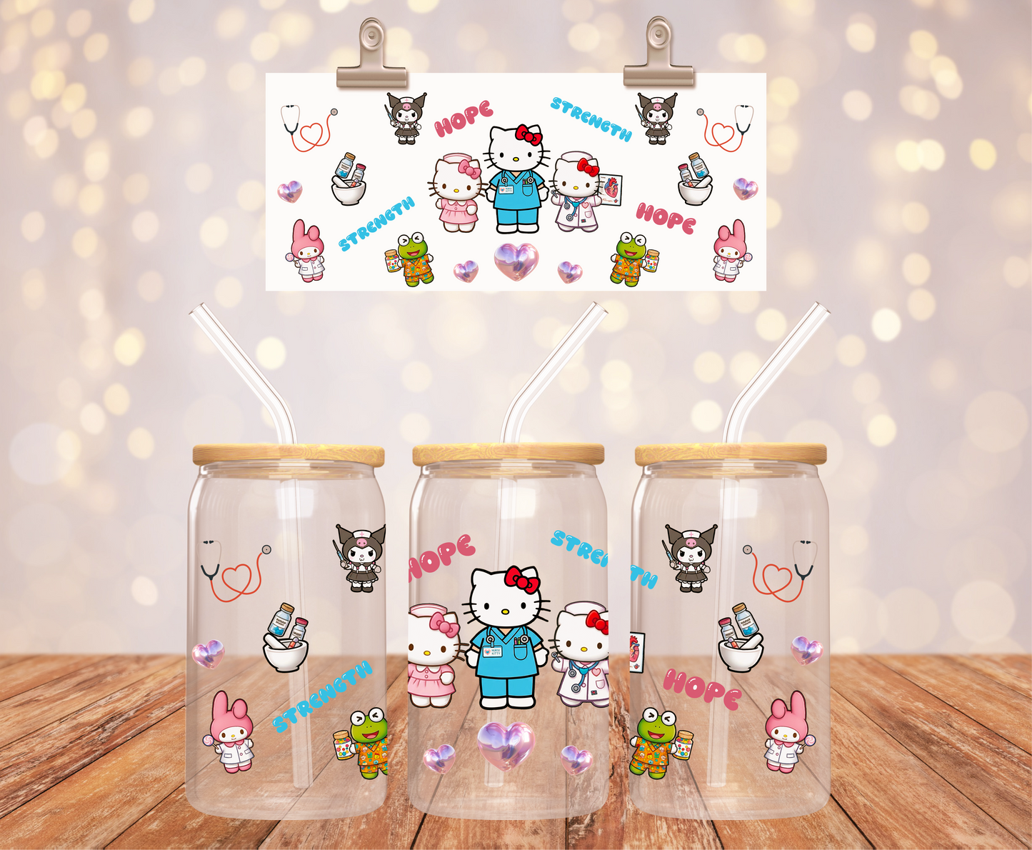 Hope and Strength Sticker