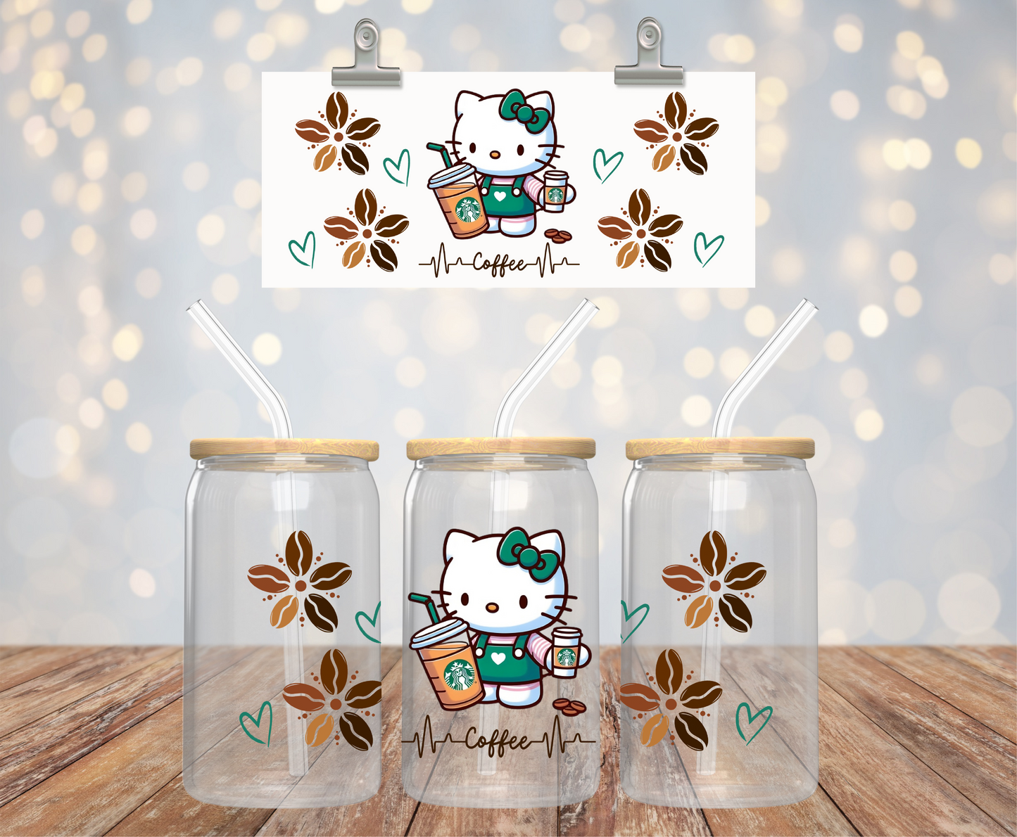 Hello Coffee Sticker