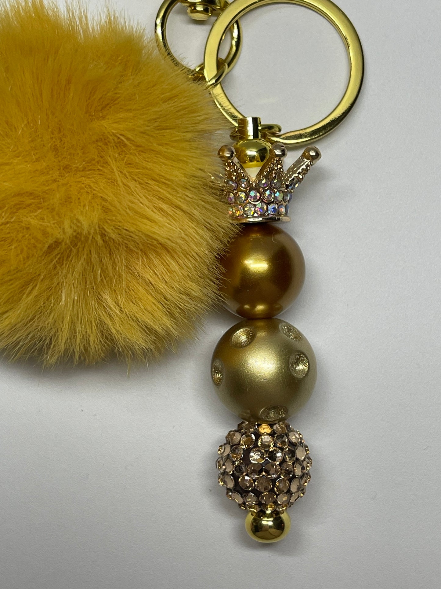 Gold Crown Keychain