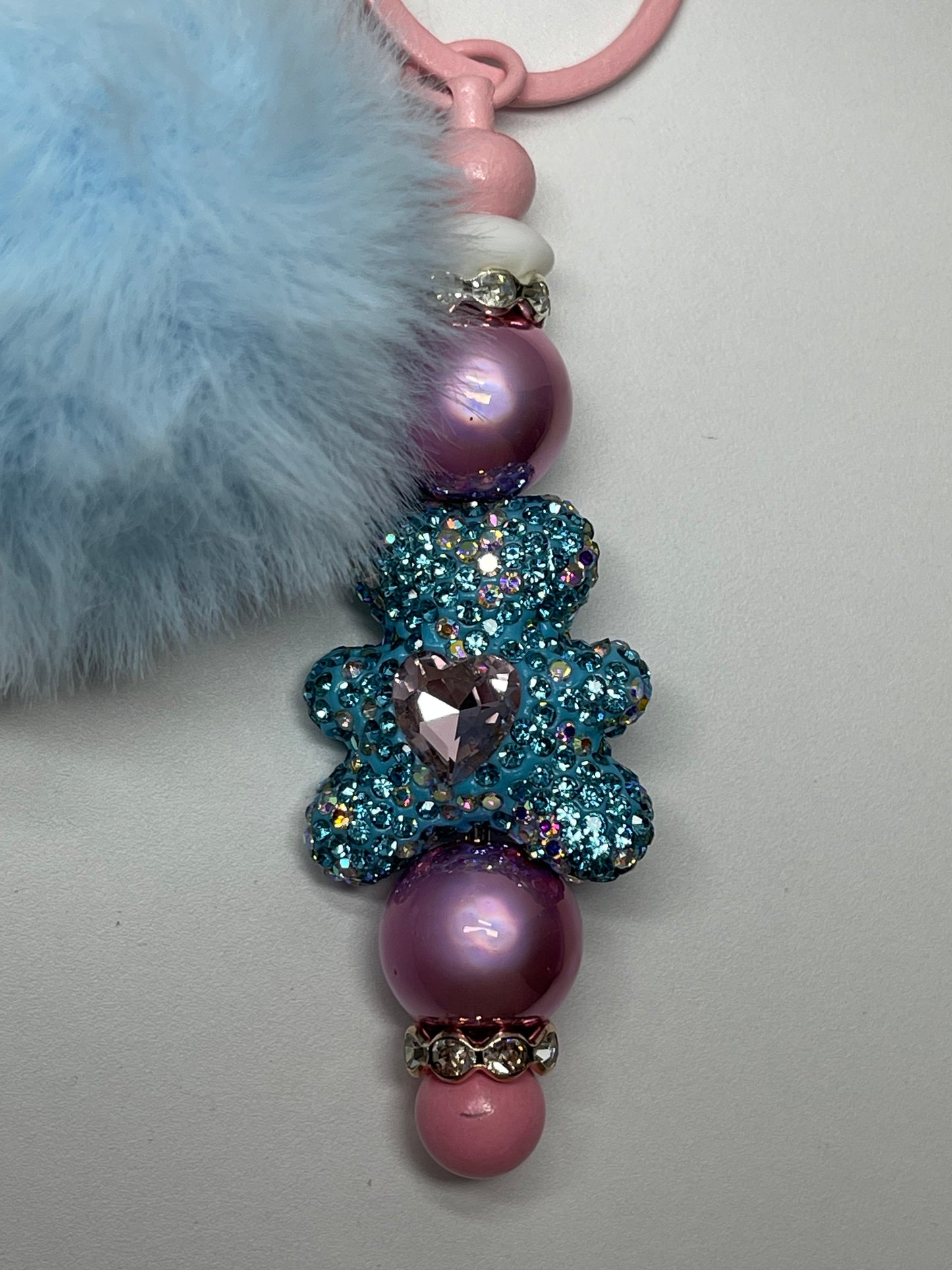 Blue Bear Keychain