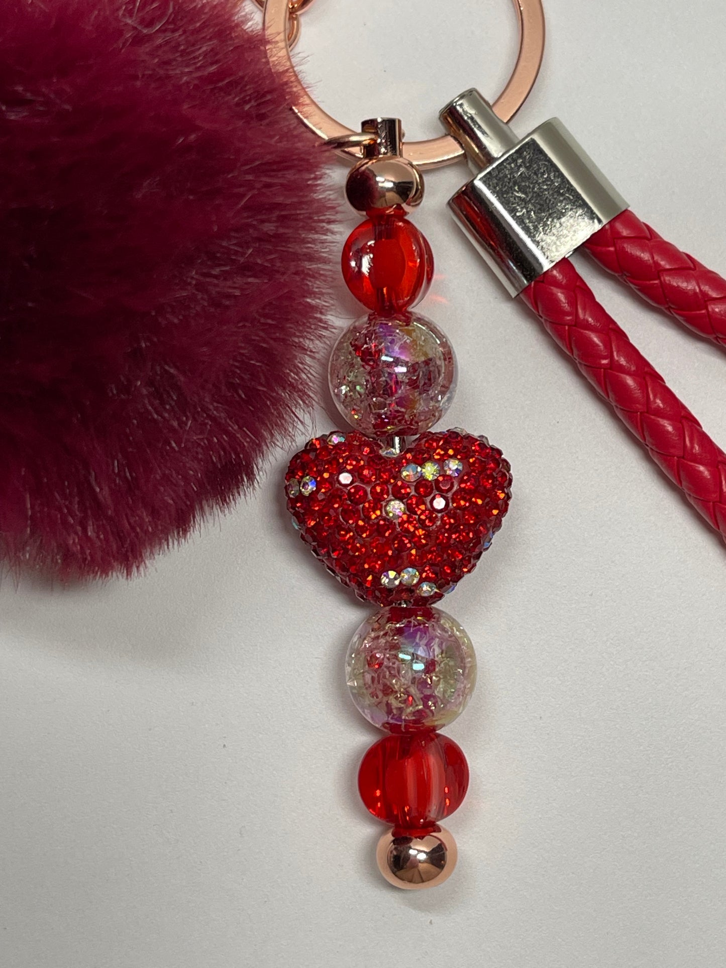Red Heart Keychain