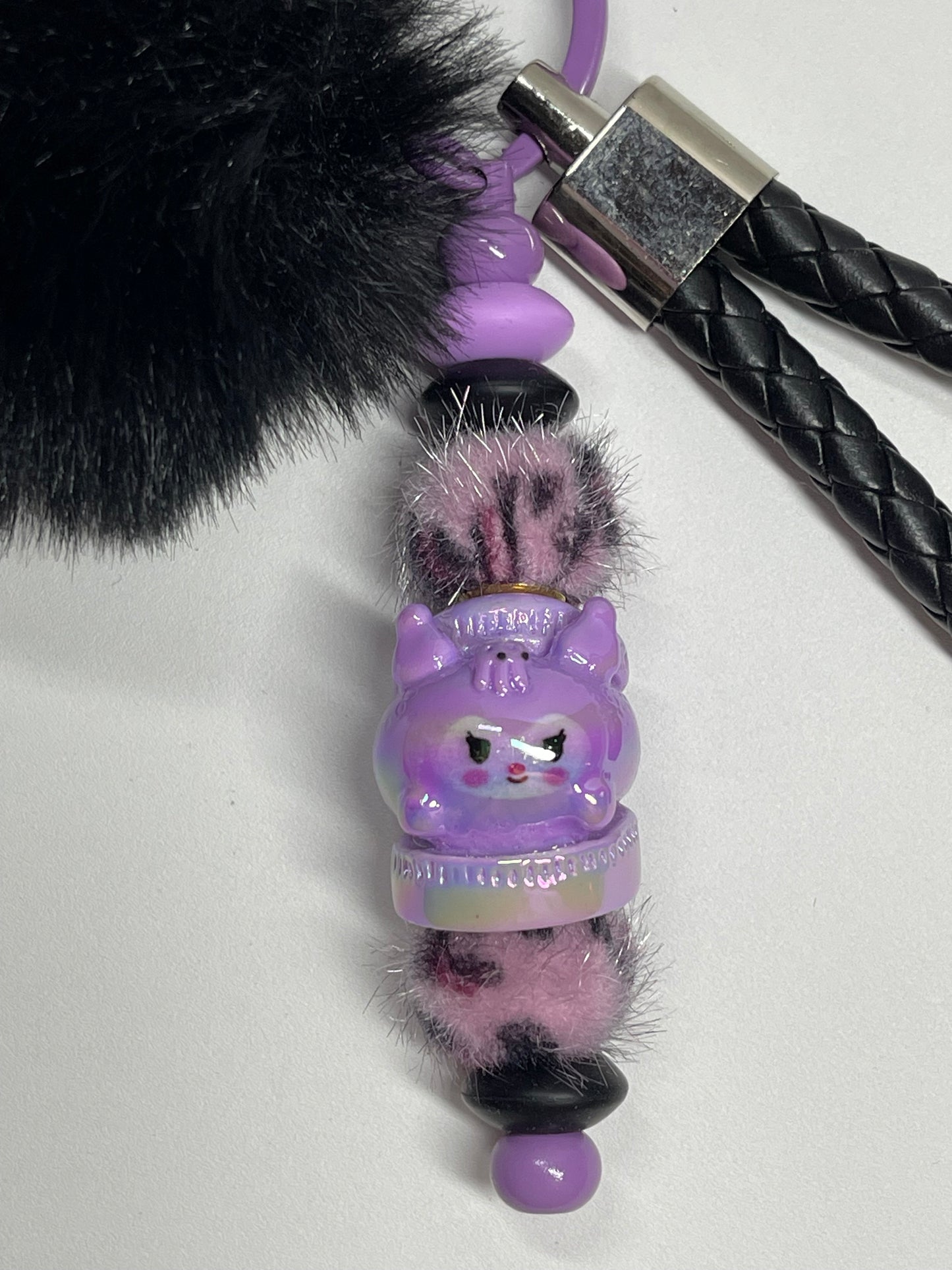 Kuromi Purple Keychain