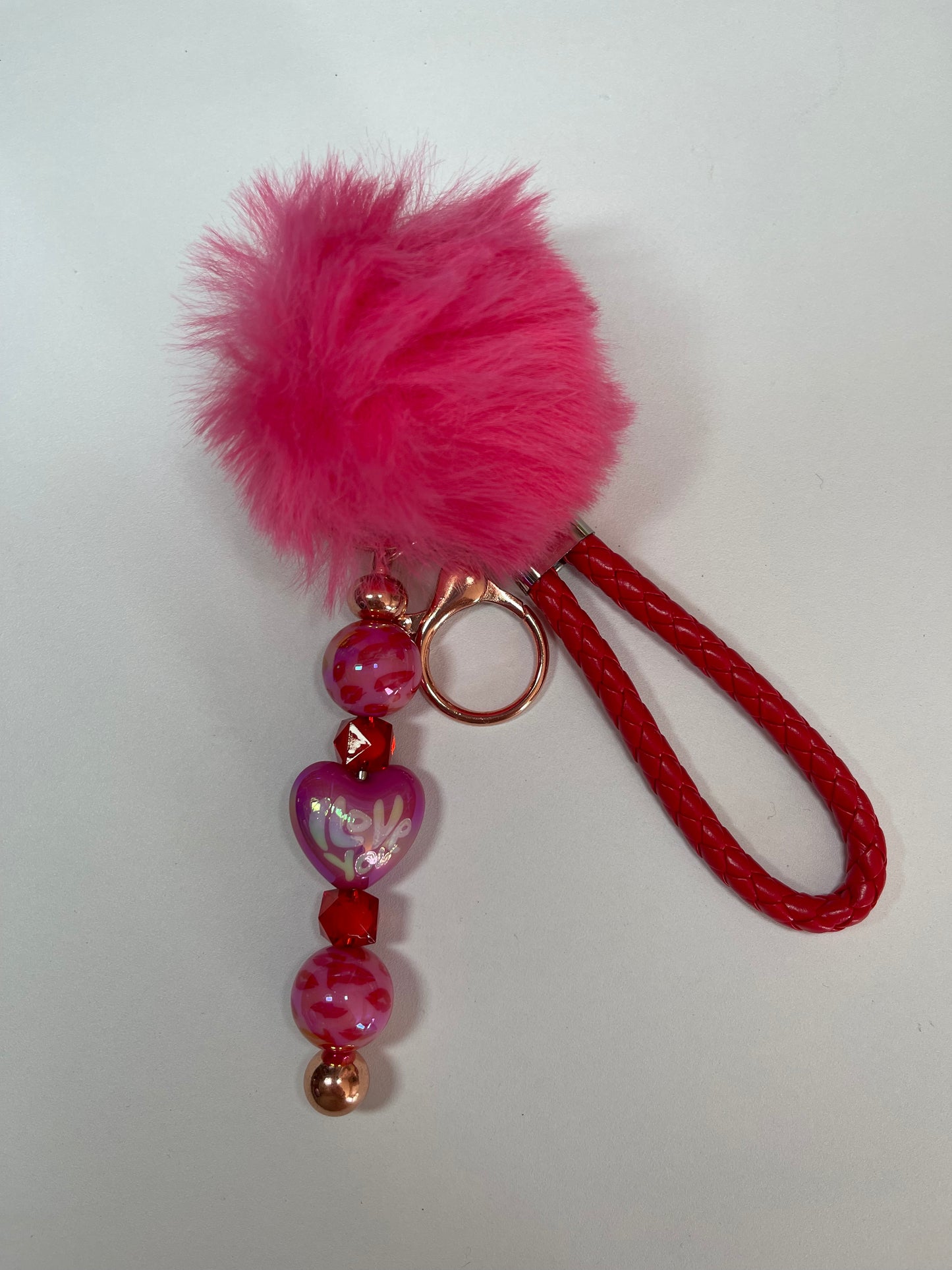 Red Kiss Keychain