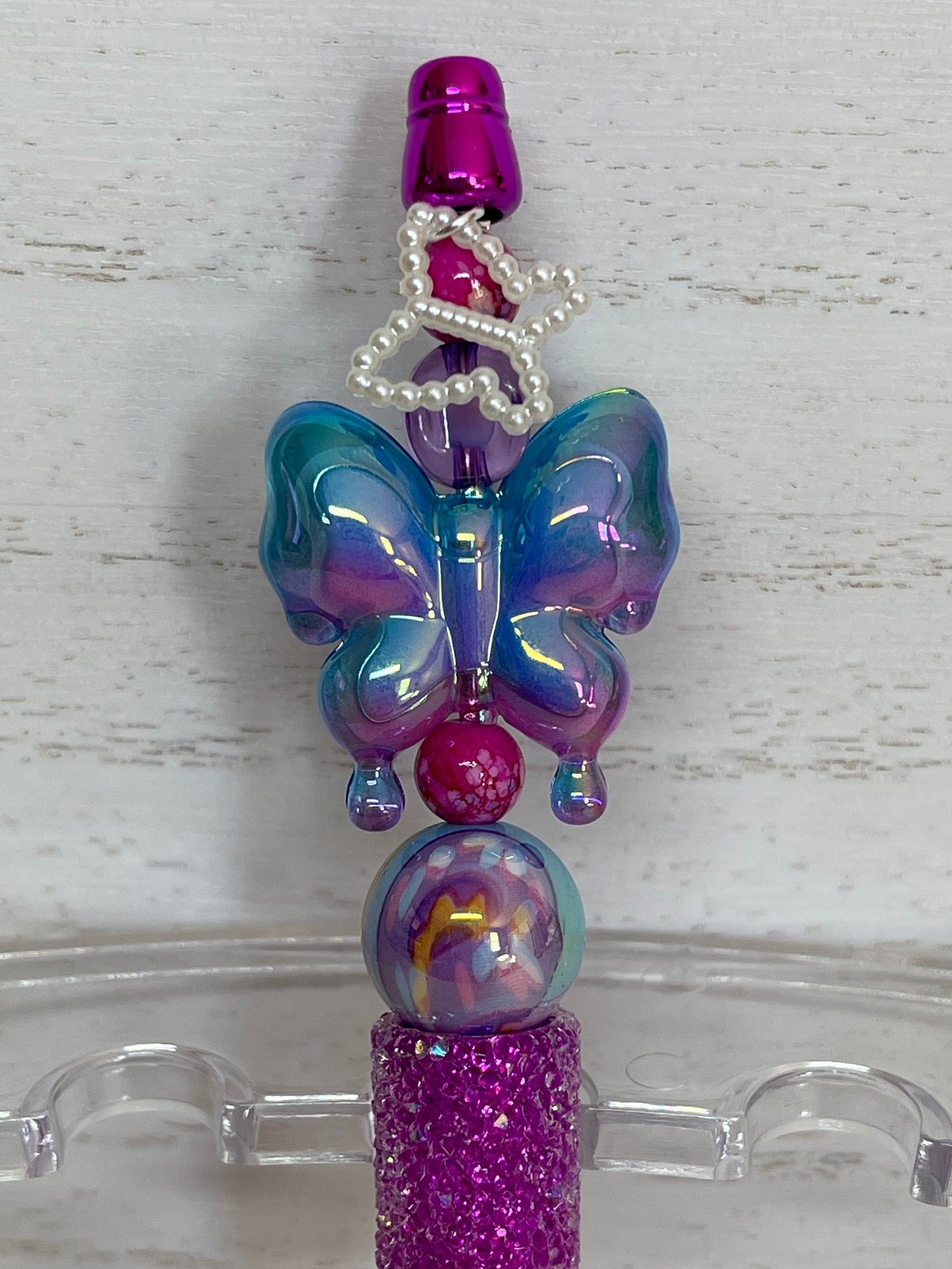 Purple Butterfly Pen