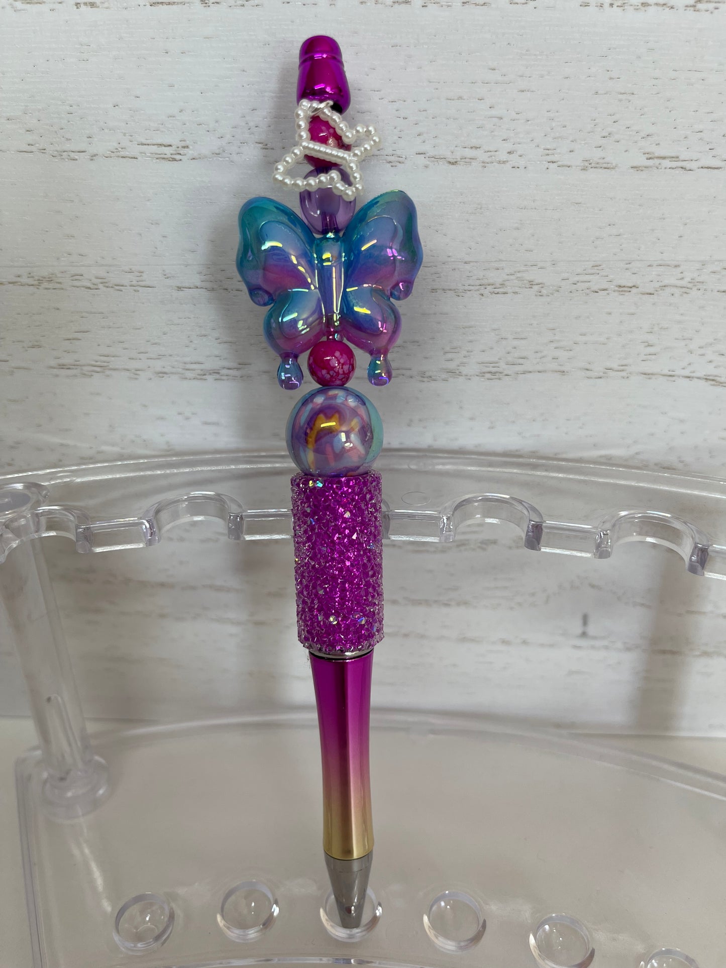 Purple Butterfly Pen