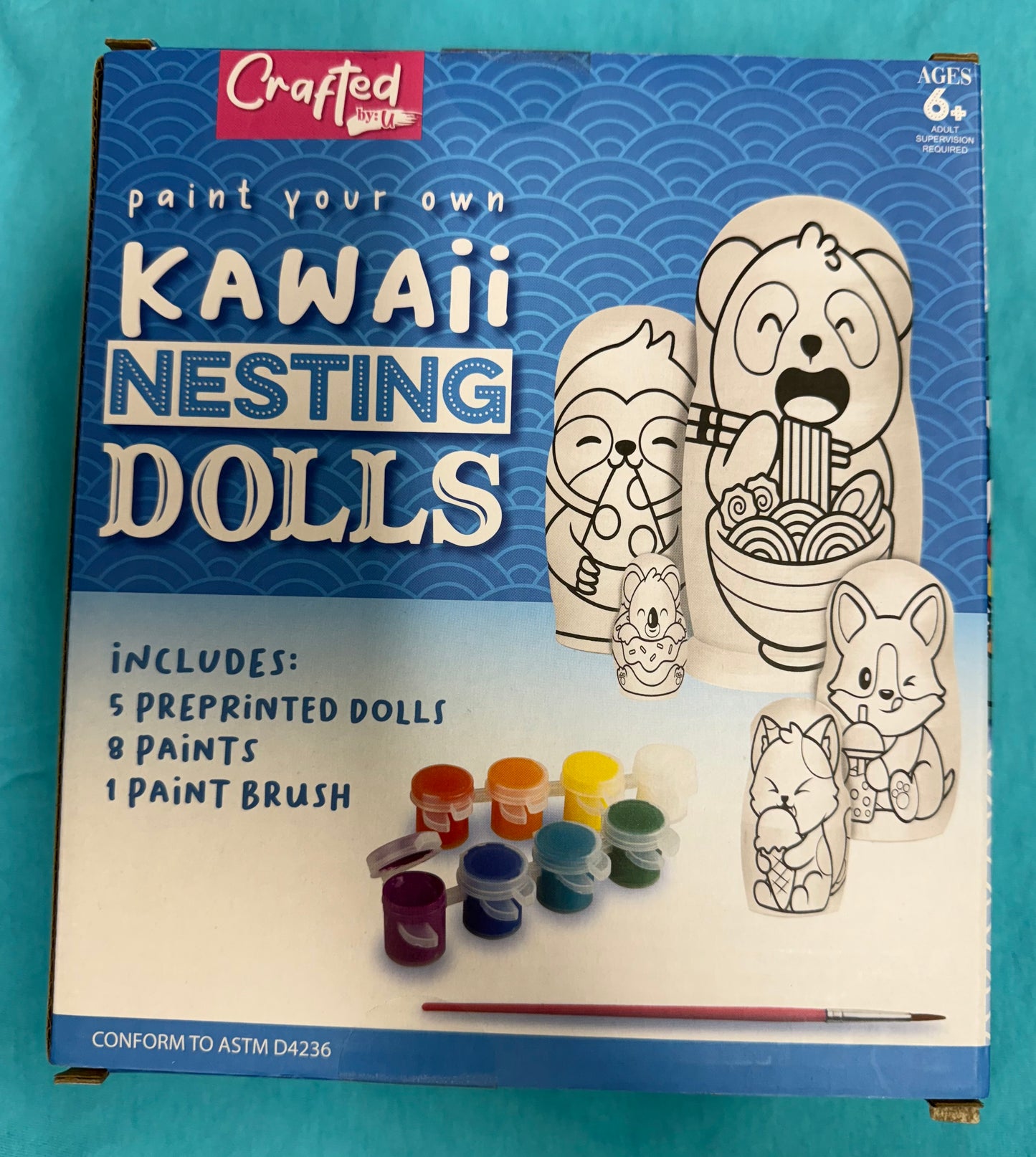 Kawaii Nesting Dolls Painting