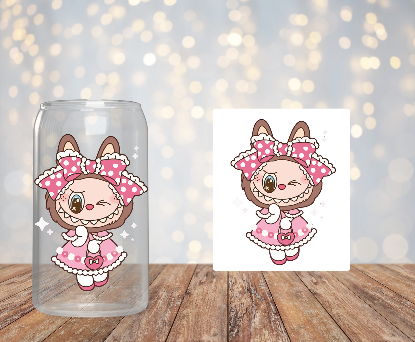 Pretty in Pink LaBuBu Sticker