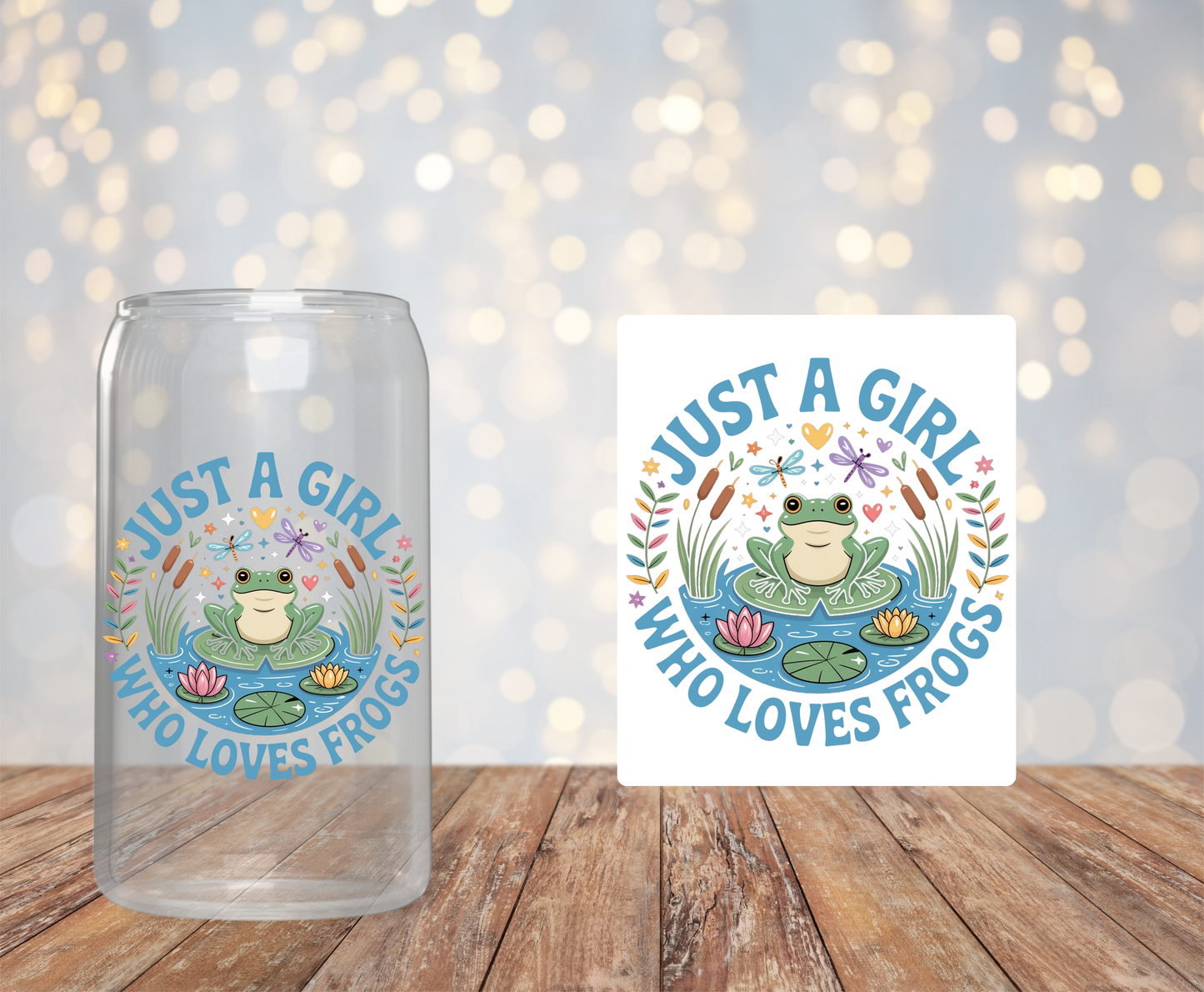 Who Loves Frogs Sticker