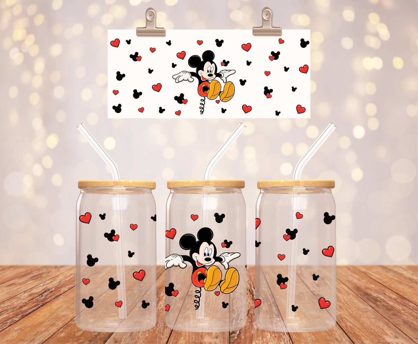 Jumping Mickey Mouse Sticker