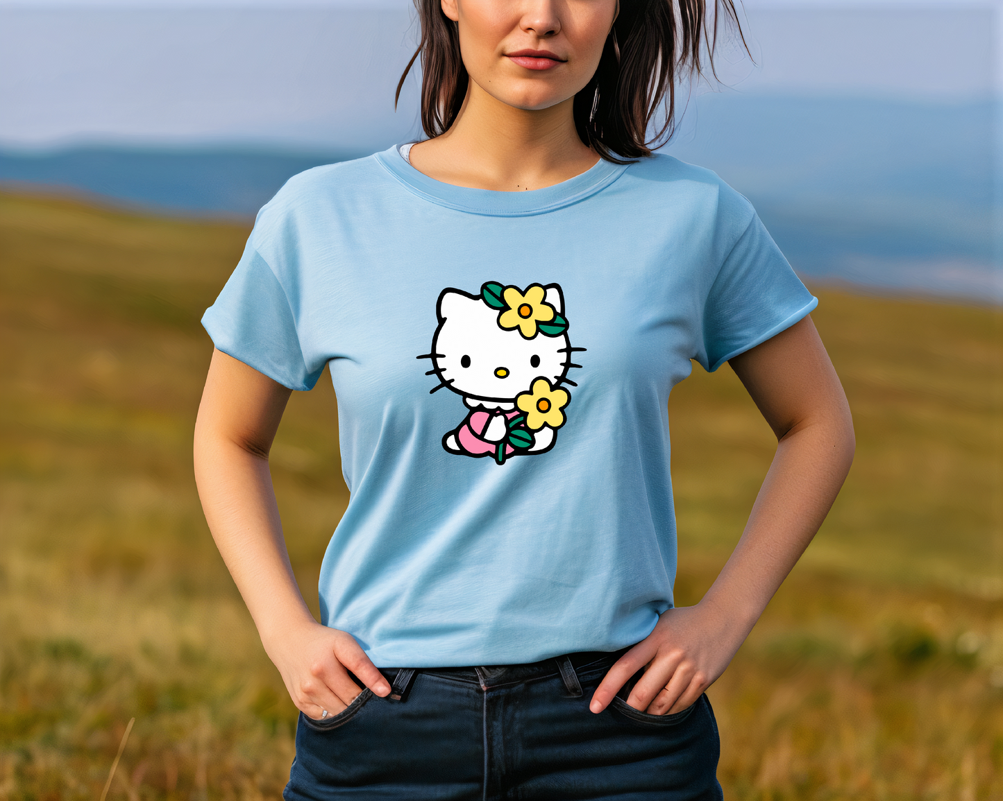 Hello Yellow Flower T~Shirt