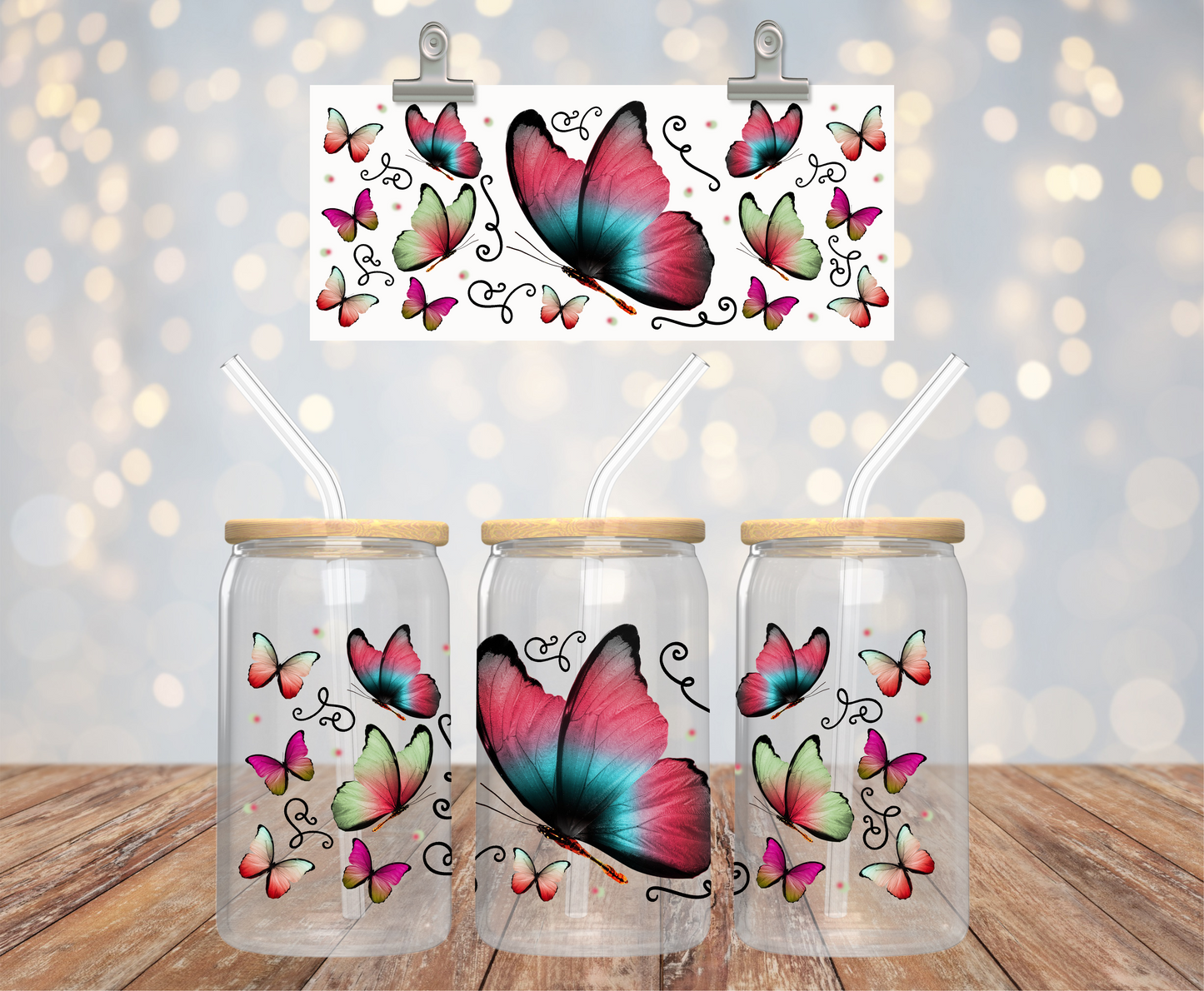 Vivid Colors Butterfly Stickers