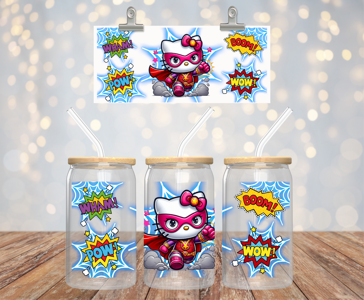 POW! Kitty Stickers