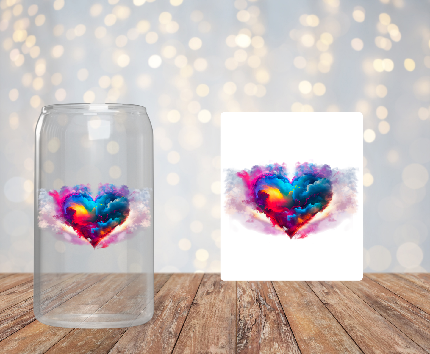 Cloud Heart Sticker