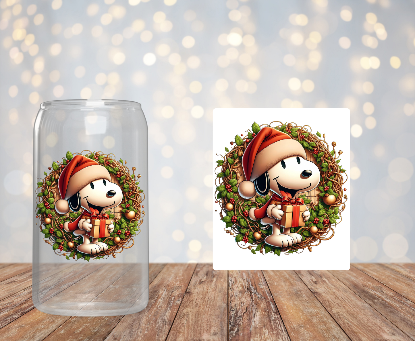 Snoopy Christmas Sticker