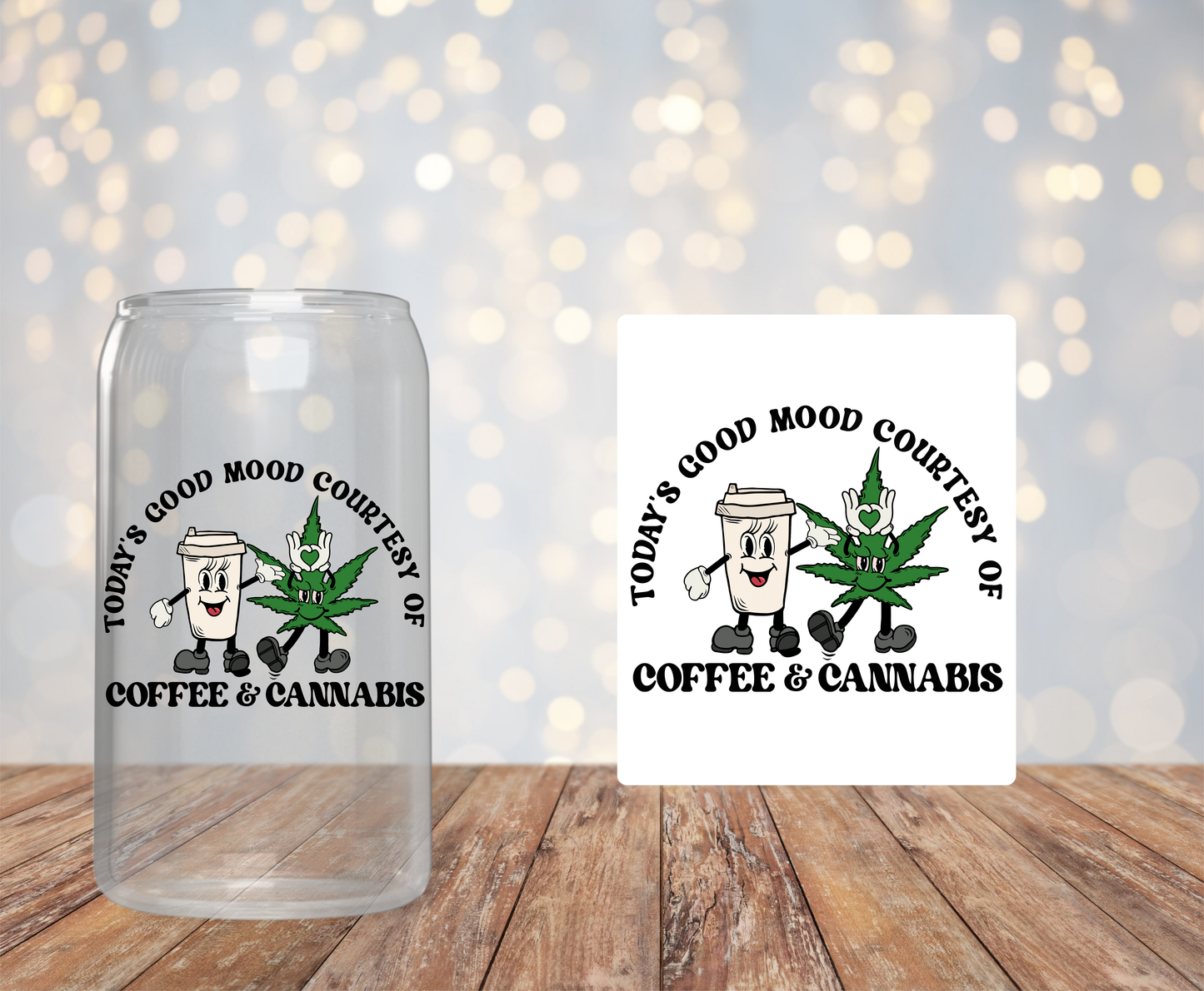 Coffee & Cannabis Sticker