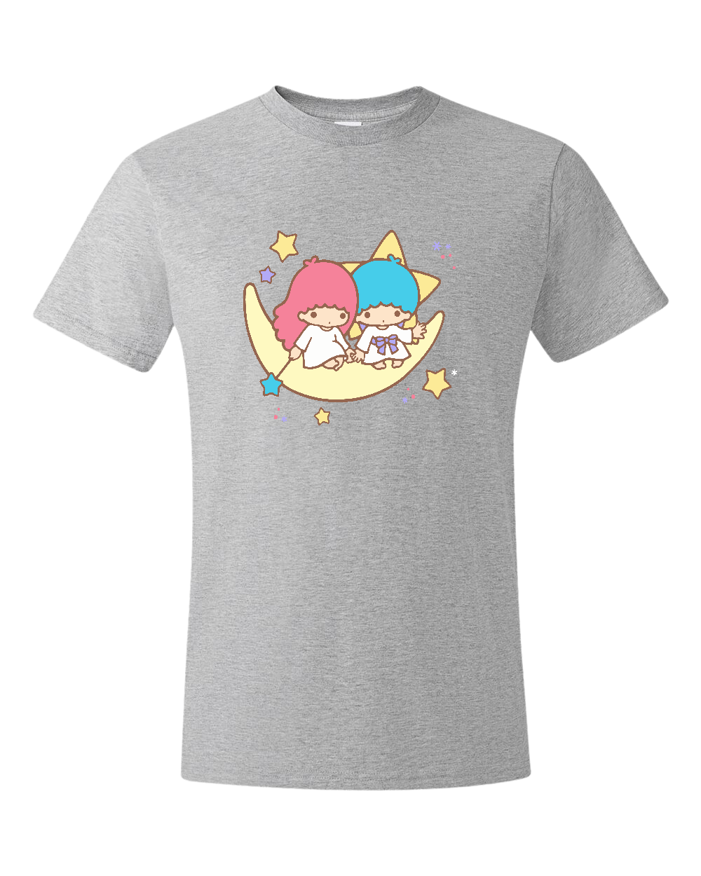 Twins Sitting on the Moon Print ONLY