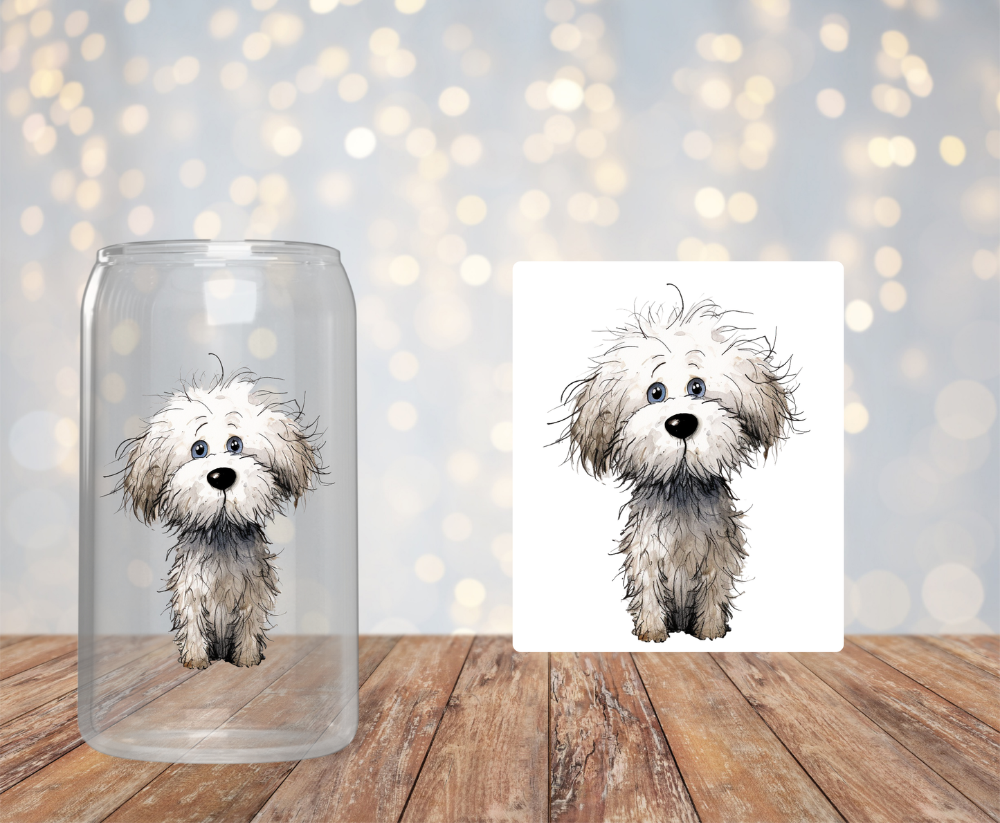 Cutest little dog sticker