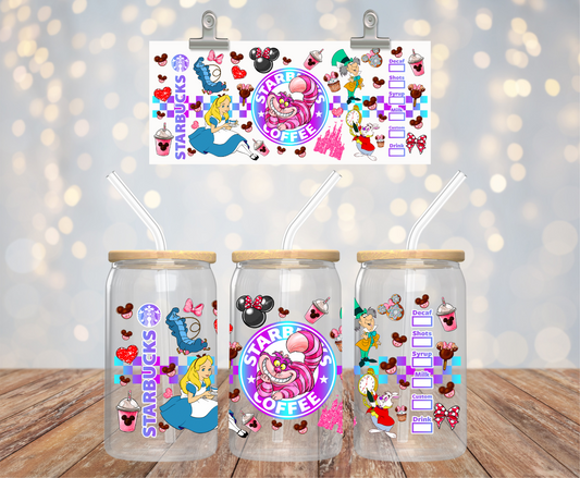 Cheshire Cat Coffee Sticker