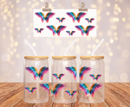Colorful Angel Wings Sticker