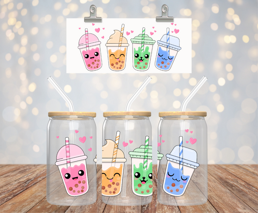 Cute Boba Drinks Sticker