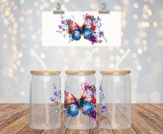 Colorful Butterfly Sticker