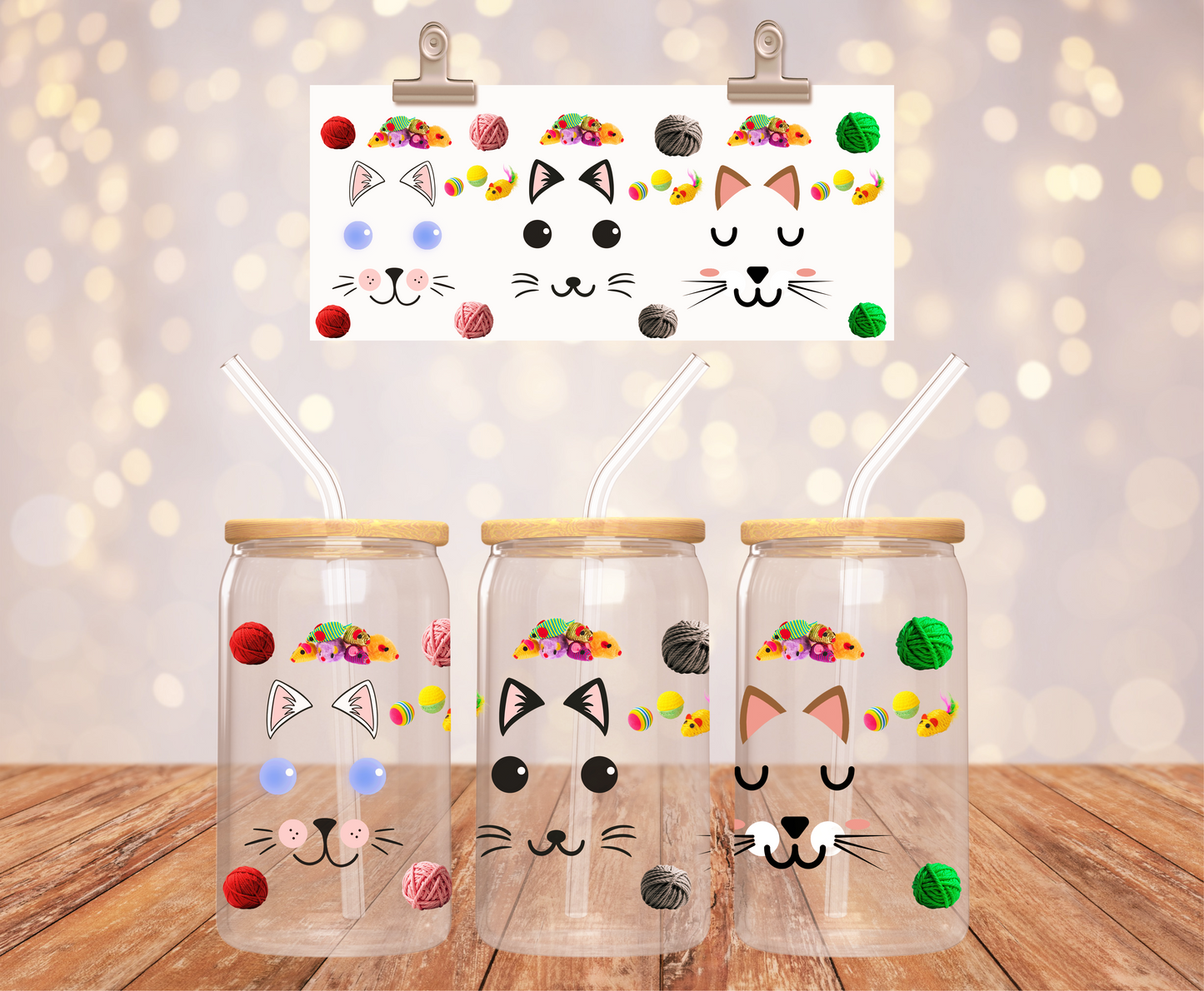 Cat Faces & Accessories Sticker