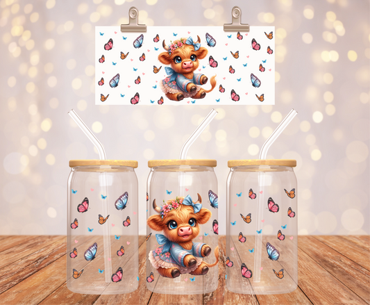 Precious Little Cow Sticker