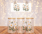 White Daisy Cross Stitch Sticker