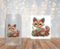 Cross - Stitch Fox Sticker
