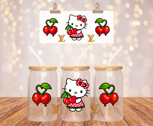 Hello LV Cherry Sticker