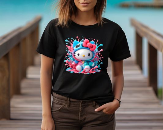 Hello Dress up Kitty T~Shirt