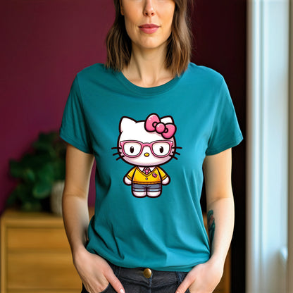 Hello Nerdy Kitty T~Shirt