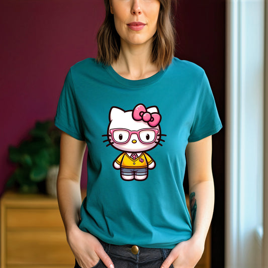 Hello Nerdy Kitty T~Shirt
