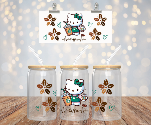 Hello Coffee Sticker