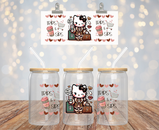 Kitty Love Shopping Sticker