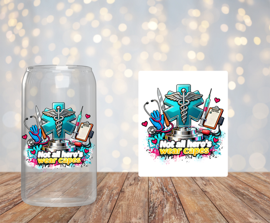 Nurse Don't Wear Cape Sticker