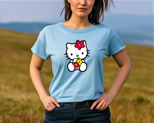 Hello Bouquet  Flowers T~Shirt