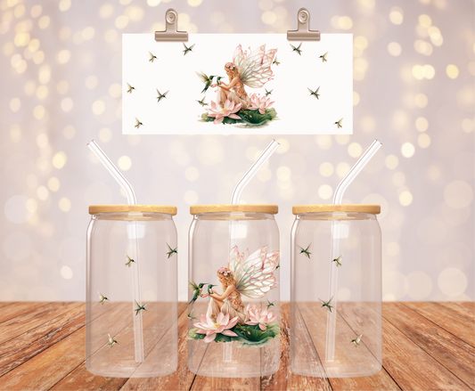 Hummingbird Fairy Sticker