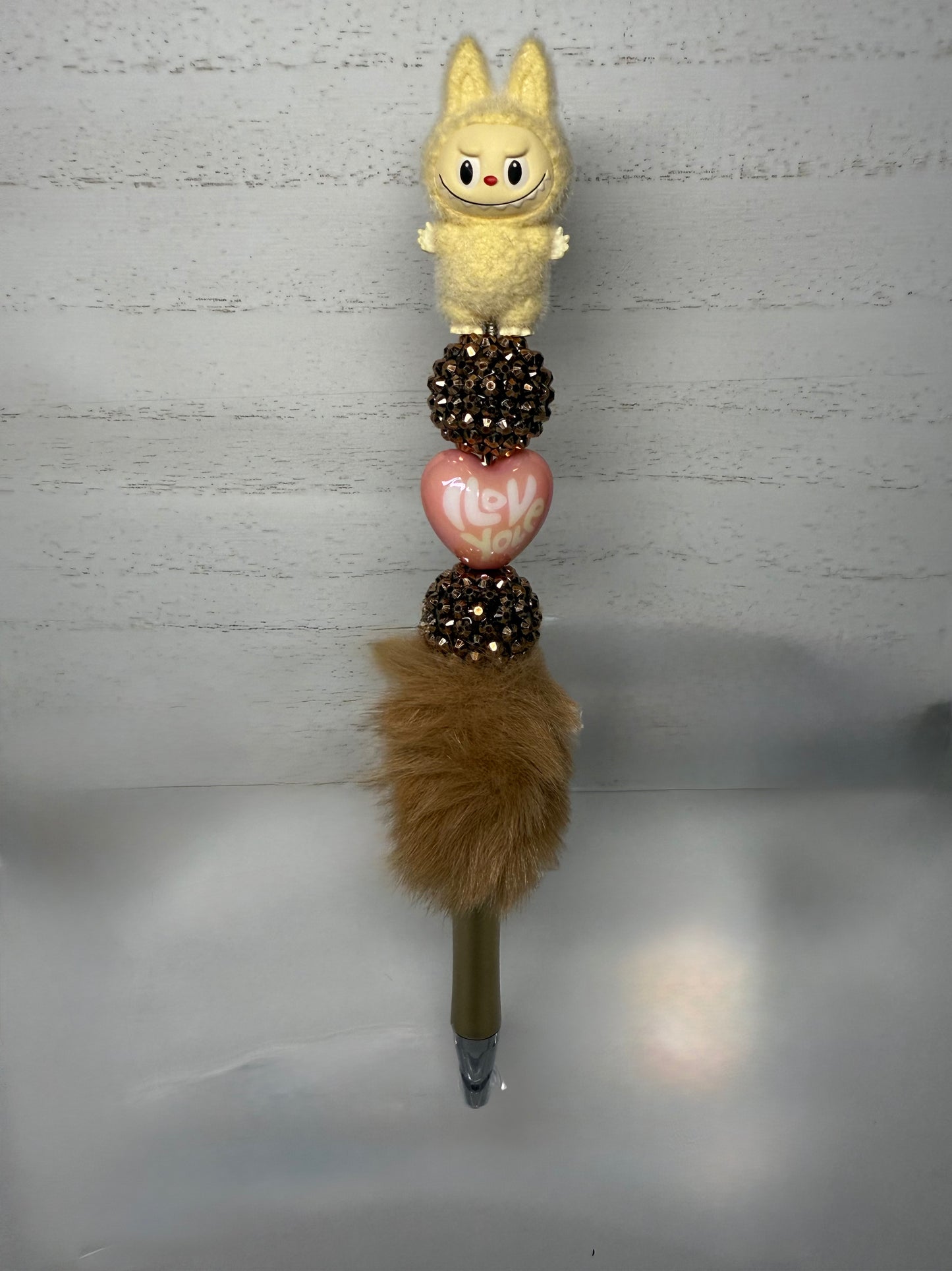 Tan Love LaBuBu Pen