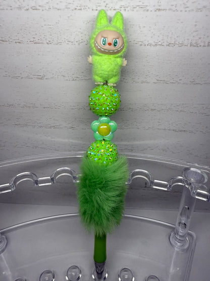 Green Flower LaBuBu Pen