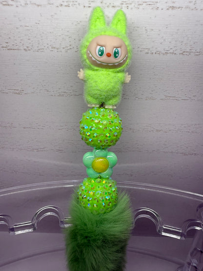 Green Flower LaBuBu Pen