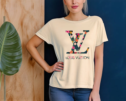 L.Vuitton flower T~Shirt