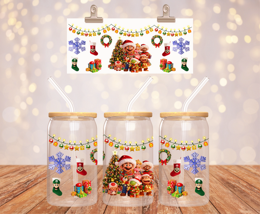 Mario Xmas Sticker